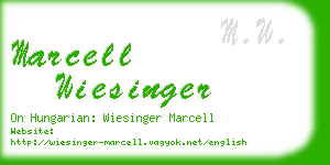 marcell wiesinger business card